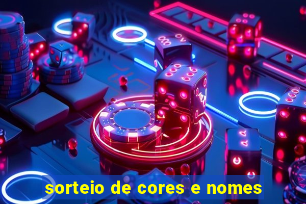 sorteio de cores e nomes